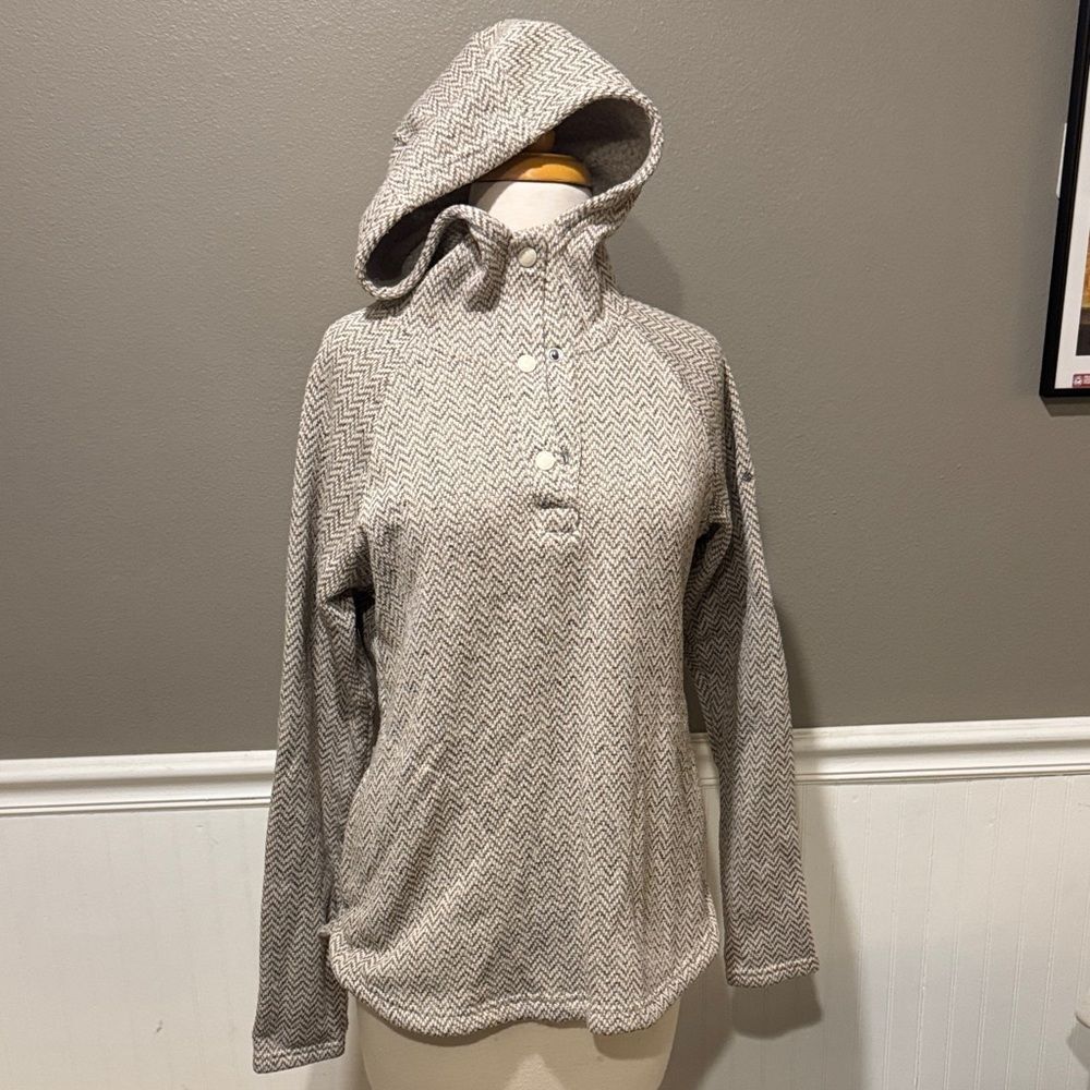 Columbia Women's Gray Hooded Sweater Size Medium